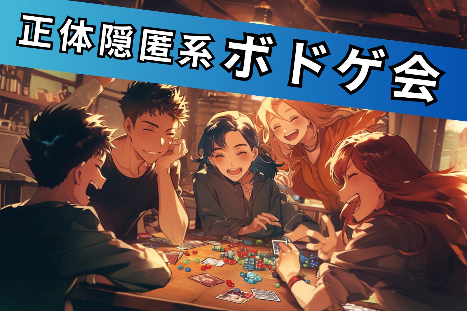 【ボドゲ会🌈】マダミスもあるよ🎵初心者OK🔰100%ルール説明します✨＠代々木【第1047回】