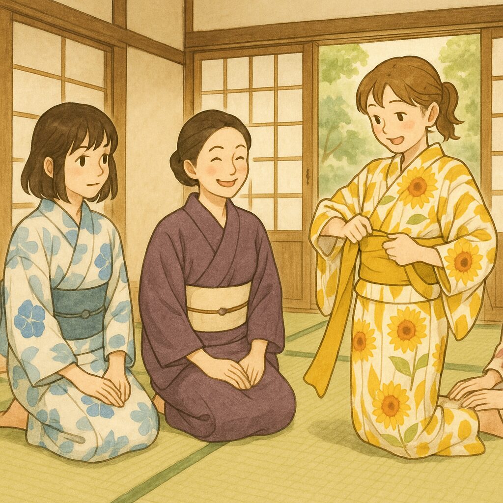 【社会人着物サークル】初心者限定！自分で着る着物①！20代30代40代50代幅広くOK