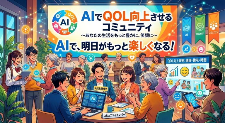 AIでQOL向上させるコミュニティ
