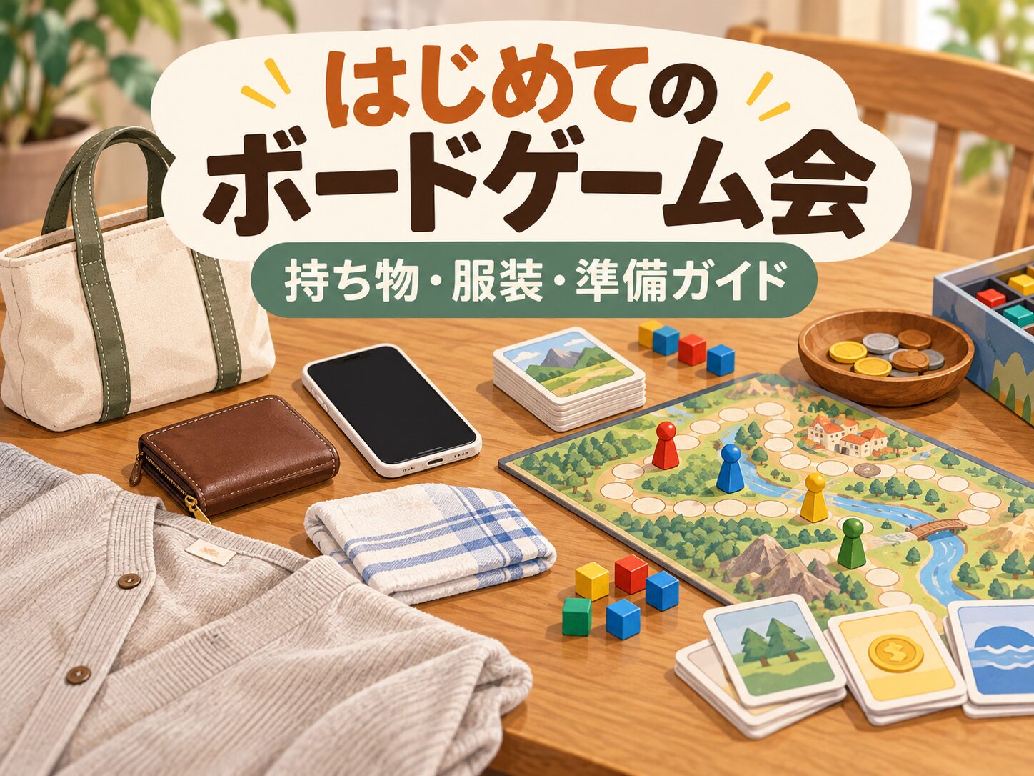 初めてのボードゲーム会｜持ち物・服装・ルールの予習は？20代・30代の参加準備ガイド