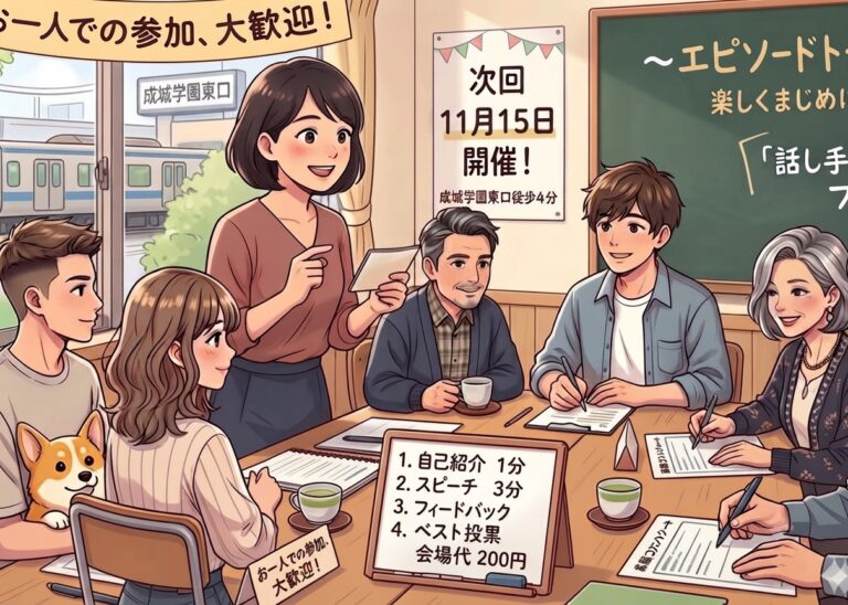 スピーチ（話し/プレゼン/朗読/演劇セリフ/など）練習サークル